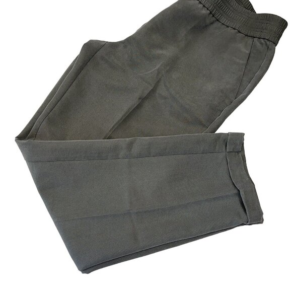 Chicos Green Olive Pull On Cuffed Ankle Pant SZ 0.5 Tencel-Polyester -Casual - Picture 9 of 10